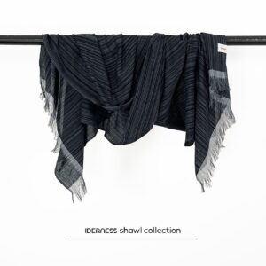 شال دستباف طرح شبنم